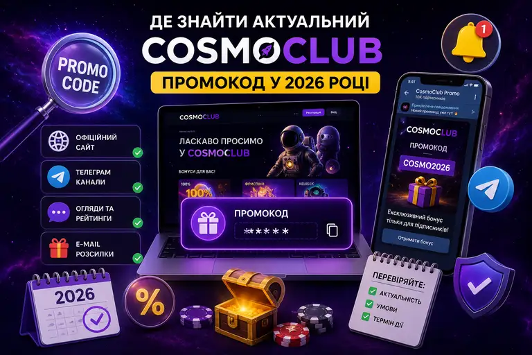Де знайти актуальний промокод Cosmoclub у 2026 році